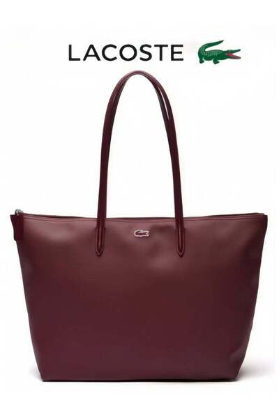 GENERIC4 Women's Concept Zipper Tote Bag Handbag Tote Bag - Medium Claret