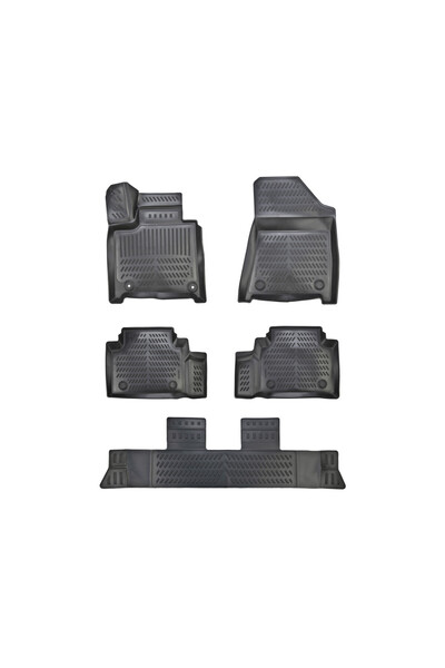 Lumi LUXURY Covoare cauciuc tavita compatibile Hyundai Santa Fe 1.6T HEV 2024-