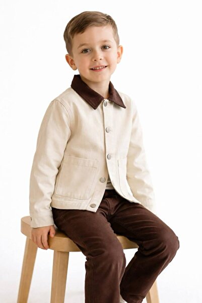 Alvadonna SET DUBĂLĂ PENTRU BĂIEȚI CU JACETĂ TĂCĂTĂ ȘI PANTALONI DE Pânză