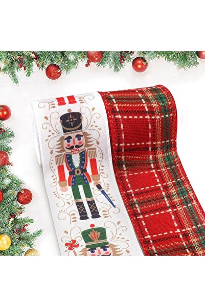 Choice شريطان كرتونيان بنمط مربعات الجاموس الأحمر العتيق، مقاس 8 × 8 × 0.3 سم...