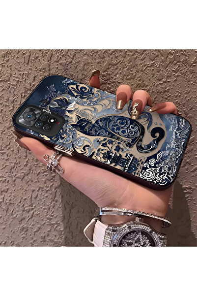 ARTISHELL Redmi Note 11 Pro 4G Uyumlu, gizemli siyah kedi tasarımlı şok korum...