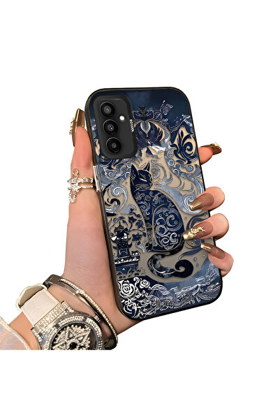 ucuc حافظة سيليكون متوافقة مع هاتف سامسونج جالاكسي M23/M13 ذات حافة صلبة ومضا...