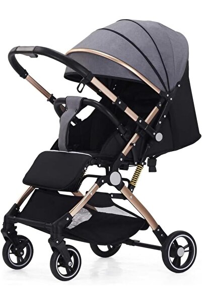 Ominii Foldable Reversible Stroller with Excellent Shocker,Wide Cannopy,5-Poi...