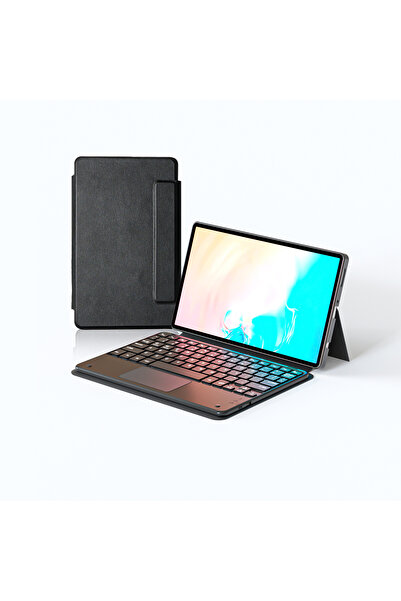 Başkenttekno Samsung Galaxy Tab S11 Border Keyboard Bluetooth Connected Table...