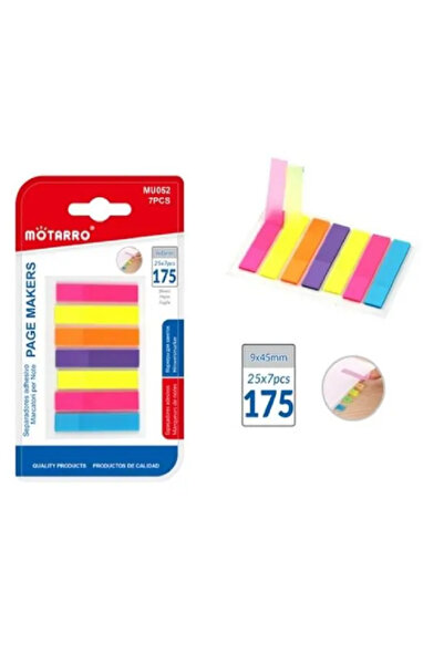 MOTARRO علامات صفحات لاصقة MU052، فواصل فهرسة ذاتية اللصق للكتب والمكاتب والم...