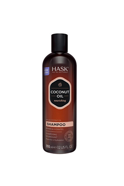 HASK زيت جوز الهند لتغذية الشامبو 355 مل