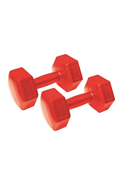 BUSSO Cmt-20 2kg Plastik Dambıl Set Kırmızı