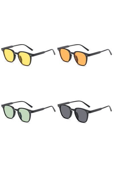 Choice New Vintage Square Sunglasses Women Men Luxury Brand Small Round Sun G...