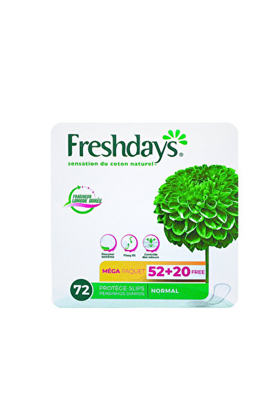 Sanita FRESHDAYS PANTYLINERS NORMAL 72PCS