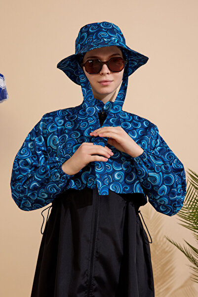 GAVLİA Women's Hijab Swimsuit 3-Piece Set - Full Coverage with Zipper..