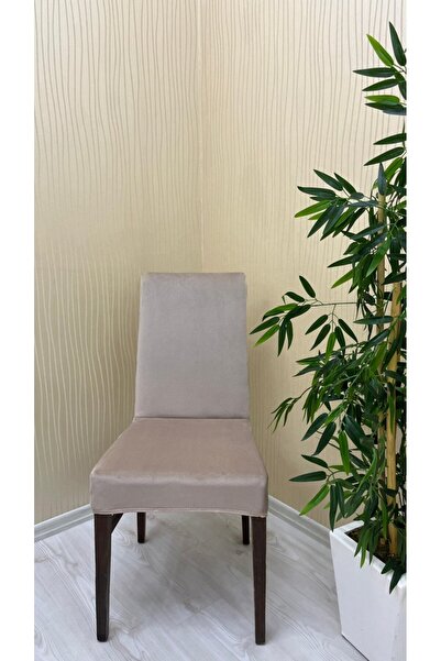 Şahaneev Tekstil İtalyan Süet Kumaş Lastikli Kaymaz Esnek Sandalye Koruyucu Ö...