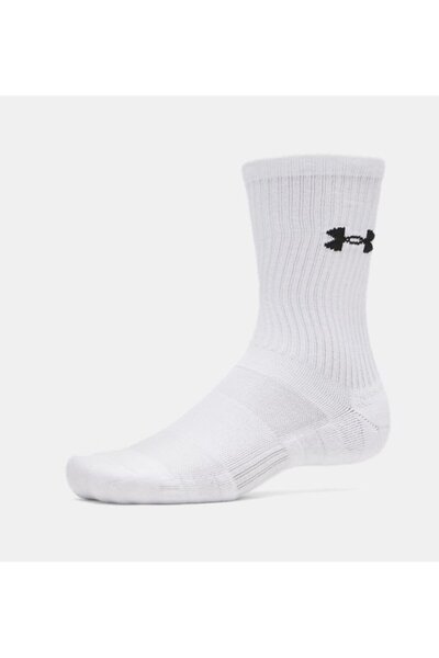 Under Armour Unisex UA Cotton 3'lü Paketçorap 6009685-100