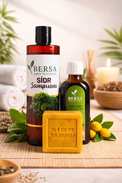 Bersa Sabun ve Kozmetik Original Sidr Shampoo 400 ml + Sidr Oil 100 ml Origin...