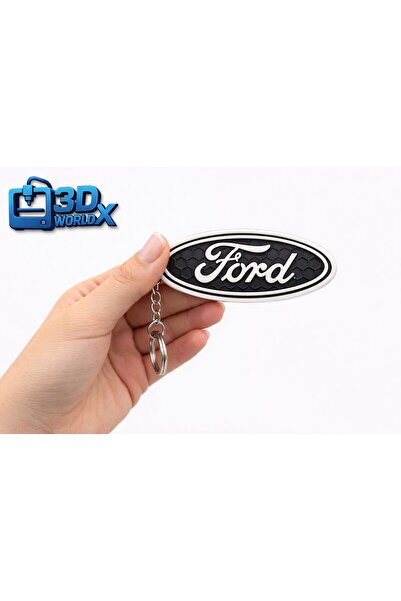 3DWorldX Ford Araba Marka Logolu Anahtarlık