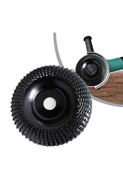 MOONSHOP Ahşap Ağaç Törpü Eğe Disk Şekillendirme 115 mm Avuç Taşlama Uyumlu