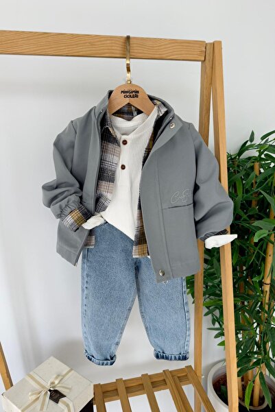 Minigimin Cicileri Miniğimin Cicileri Premium Woodcutter Shirt Момчешки компл...