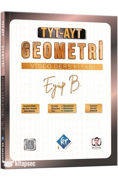Garantör Akademi TYT AYT Geometri Eyüp Hoca Video Ders Kitabı KR Akademi