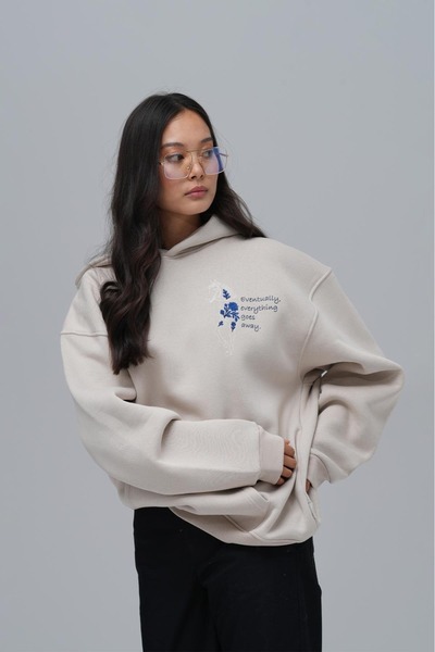 Flaubert -Unisex 3 Thread O Oversized Sweatshirt – Soft Fabric Modern Design