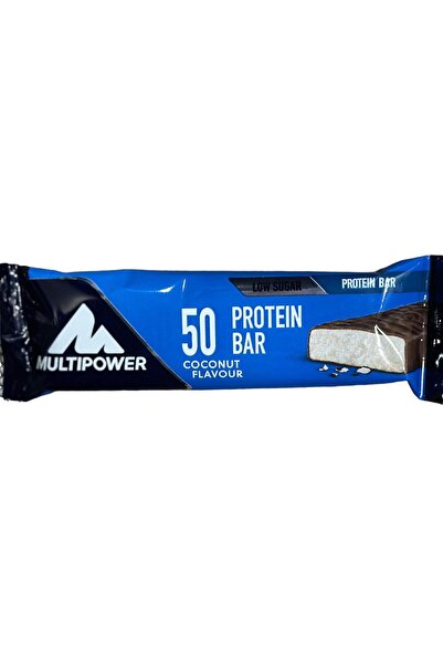 Multipower 50% Protein Bar Coconut Flavor 50 Gr *10 Pack