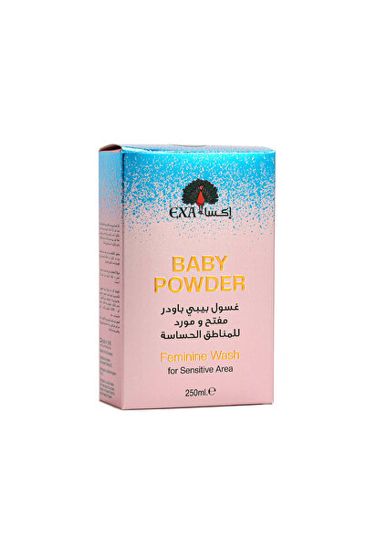 EXA اكسا غسول المناطق الحساسة بيبي بودر مفتح ومورد