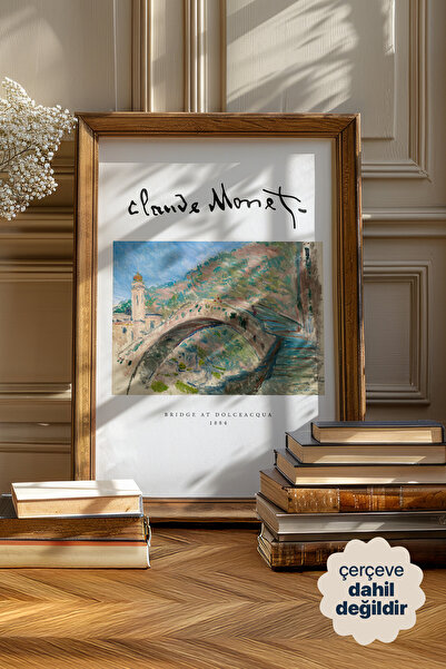 Persona Istanbul Claude Monet "Dolceacqua" - İtalyan Işığı ve Tarihi Kemer Po...