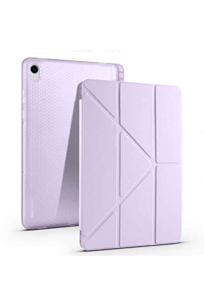 Fuchsia Tri-Folding Case with Pen Slot Compatible with Galaxy Tab S11