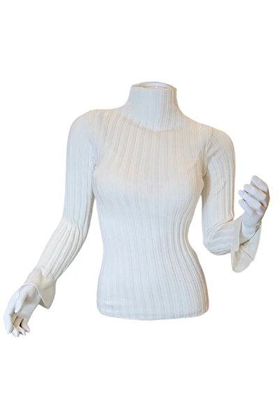 1way Winter blouse with a high neck and long sleeves