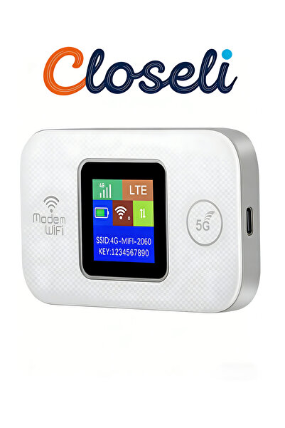 Closeli واي فاي متنقل 4G/5G، راوتر واي فاي 6 محمول، مودم LTE، نقطة اتصال واي ...