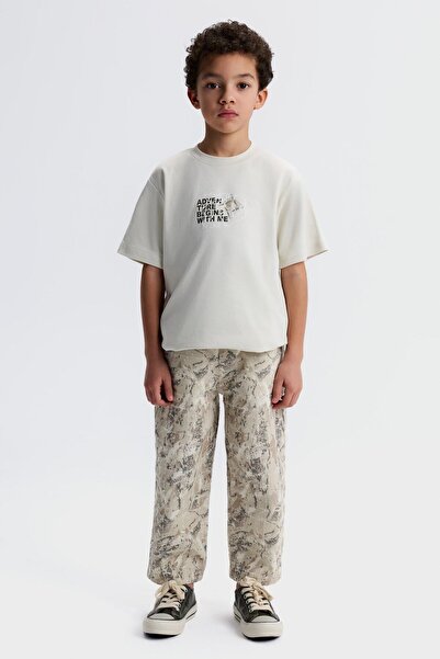 NK Boy's Costa Pants 4-8 Years Beige