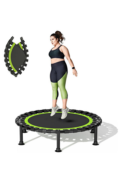 HayaBazaar Foldable Mini Trampoline, 40" Rebounder Trampoline for Adults, 440...