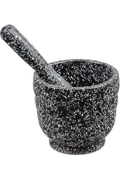 Generic Granite Mortar and Pestle Set - Black and White