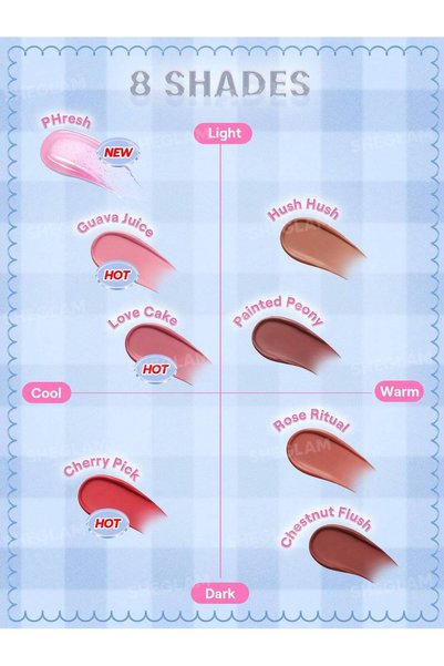SHEGLAM Buttery Bliss Blush Stick - Creamy Stick Blush (Guava Juice)