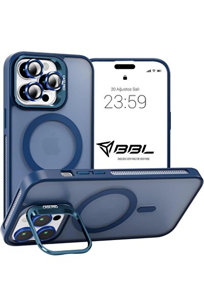 HappyCase iPhone 12 Pro Max Uyumlu Stantlı Kılıf Case Pro Tank Kılıf Lens Kor...