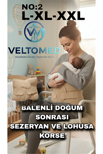 Veltomed Hamile, Sezeryan ve Lohusa Doğum sonrası karın ve bel toparlama için...