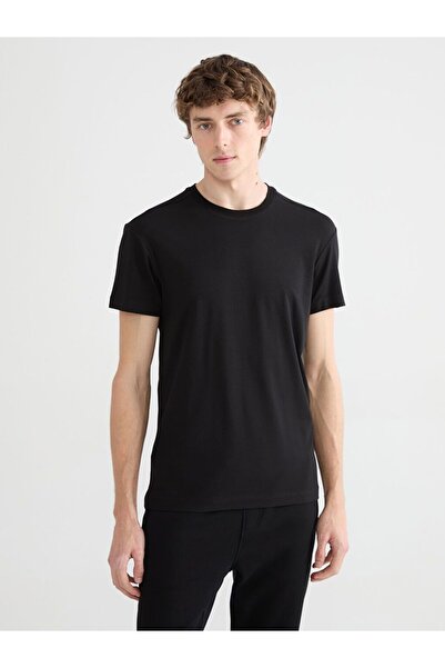 LC Waikiki Crew Neck Short Sleeve Men's Pajamas Top