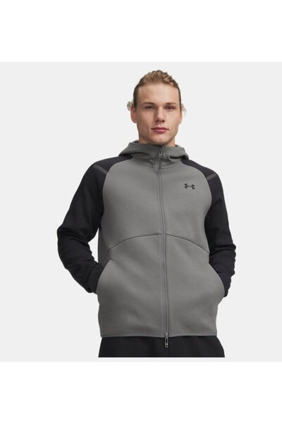 Under Armour Erkek UA Unstoppable Fleece Tam Fermuarlı HD EU Sweatshirt 13893...