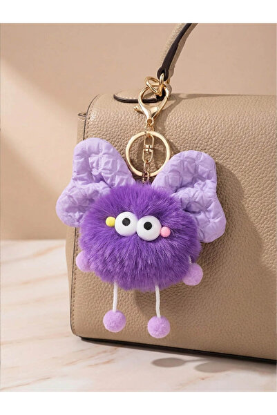 yedideri زينة حقيبة على شكل جني من القطيفة الإبداعية