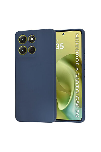 Techsuit Husa silicon Motorola Moto G86 SoftFlex, bleumarin