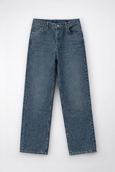 Bluewhite Women's Straight Fit Straight Cut 100% Cotton Jean Pants