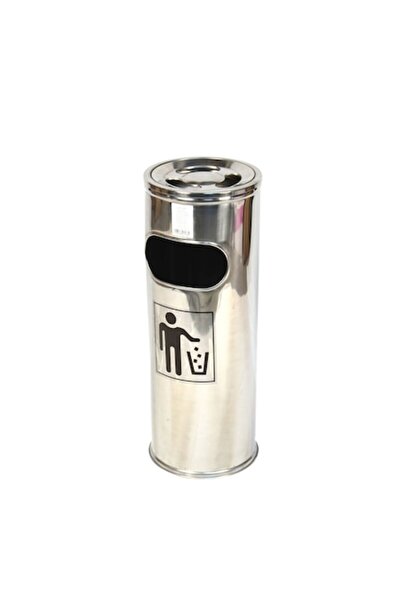 Perfect Home Trash can with ashtray 22cm,