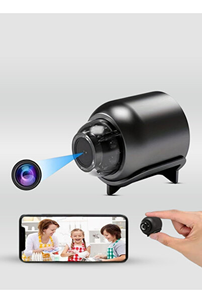 Generic كاميرا مراقبة صغيرة بزاوية 360 درجة - دقة 1080 بكسل عالية الوضوح، واي...