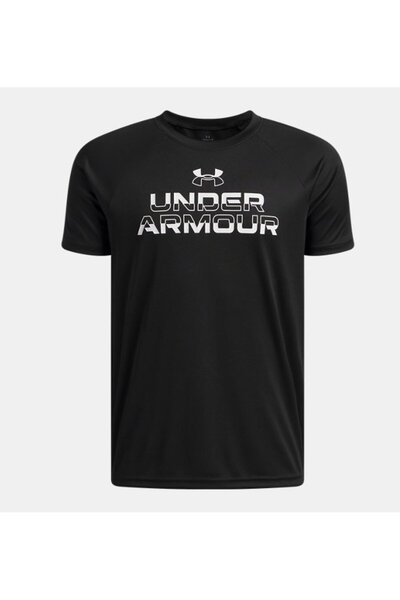 Under Armour Erkek Çocuk UA Tech Split Wordmark Kısa Kollu T-shirt 1383010-004