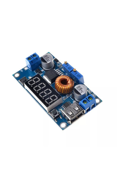 OEM Μονάδα συνεχούς ρεύματος LCD 5A με υποβιβασμό τάσης XL4015-VA-LCD