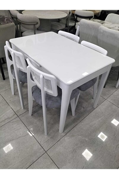 güneyahşapmobilya 130 X 80 CM ACILIR MASA TAKIMI