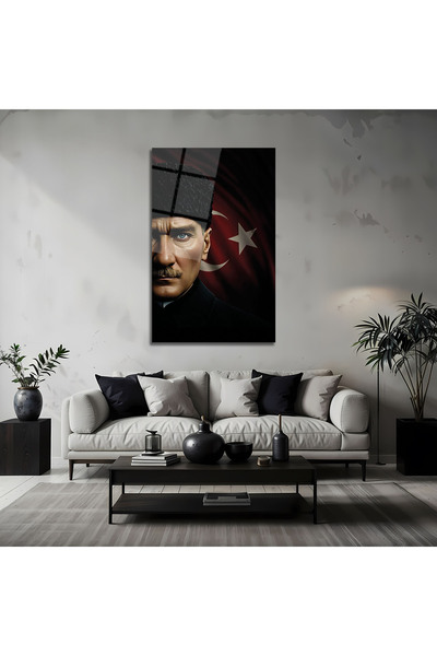 BestSanat Atatürk Cam Tablo