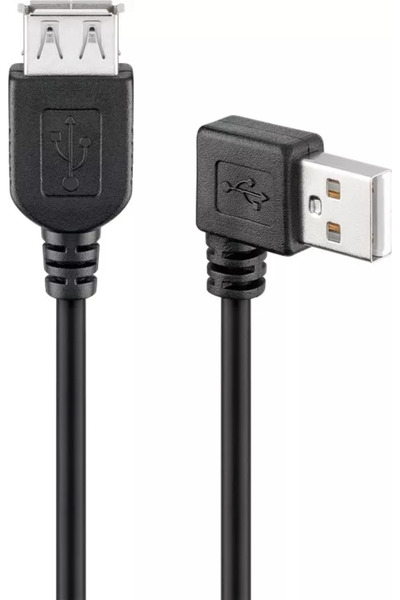 goobay Cablu prelungitor USB 2.0 Hi-Speed A tata 90 - A mama drept 0.3m