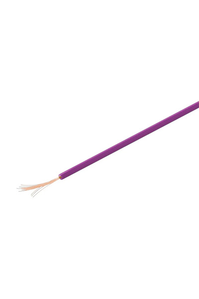 goobay Cablu cupru multifilar izolat 10m violet 1x0.14mm 77407