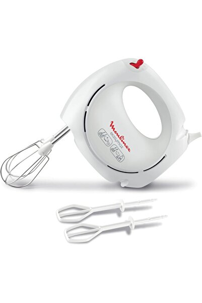 Moulinex خلاط يدوي إيزي ماكس 200 واط، أبيض، ABM11A30