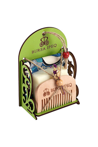 Bursa İpek Peacock Pattern Gift Bath Set