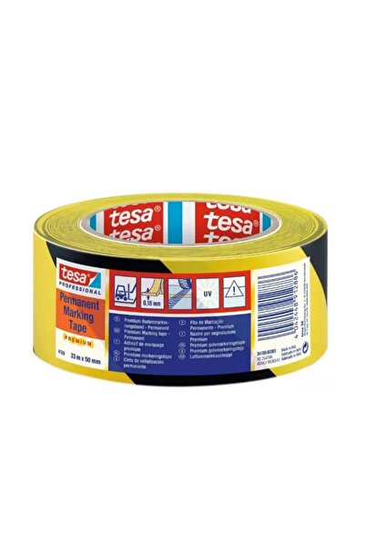 Tesa MARKING TAPE 33M50MM YELLOW/BLACK